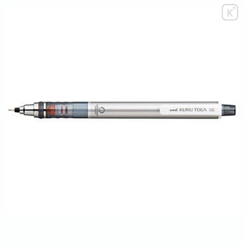Japan Uni Kuru Toga Mechanical Pencil - 0.5mm Silver - 1