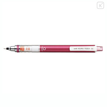 Japan Uni Kuru Toga Mechanical Pencil - 0.5mm Pink - 1
