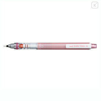 Japan Uni Kuru Toga Mechanical Pencil - 0.5mm Baby Pink - 1