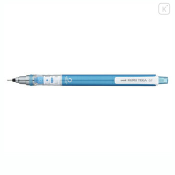 Japan Uni Kuru Toga Mechanical Pencil - 0.7mm Blue - 1