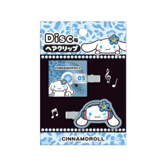 Japan Sanrio Acrylic Hair Clip - Cinnamoroll : Disc Style Y2K