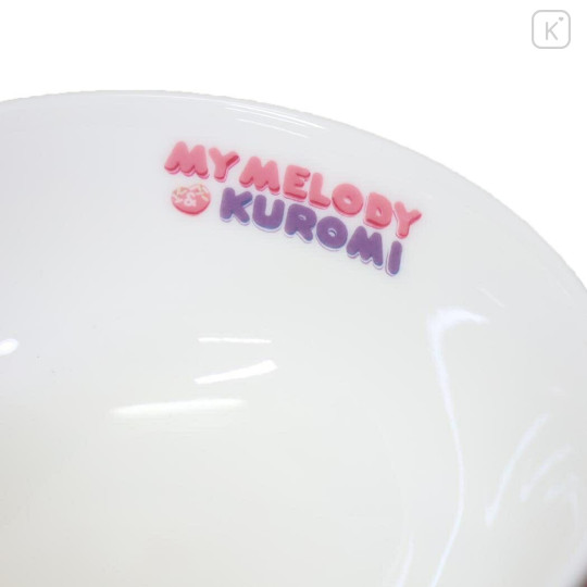 Japan Sanrio Porcelain Rice Bowl - Kuromi & My Melody : Netflix - 3
