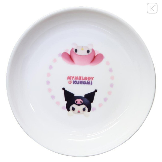 Japan Sanrio Curry & Pasta Plate - Kuromi & My Melody : Netflix - 1
