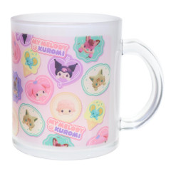 Japan Sanrio Glass Mug - Kuromi & My Melody & My Sweet Piano : Netflix