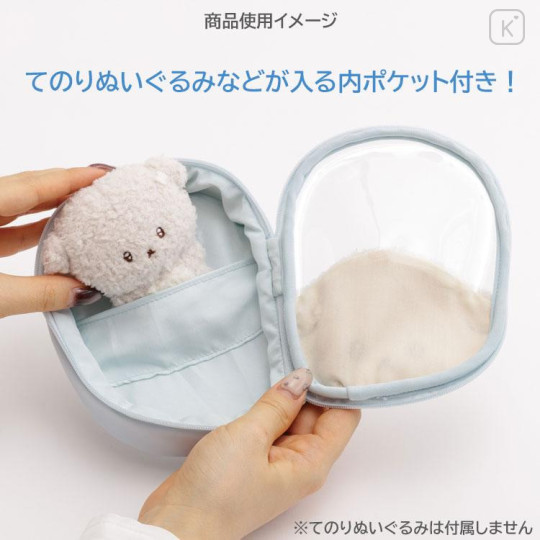 Japan San-X Plush Pouch - Ishiyowa-chan : Introducing Kouhai-chan - 4