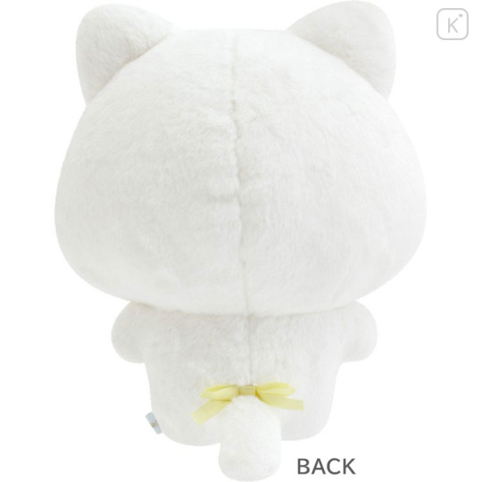 Japan San-X Plush Toy - Ishiyowa-chan : Introducing Kouhai-chan White Cat - 2