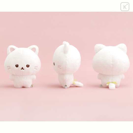 Japan San-X Plush Toy - Ishiyowa-chan : Introducing Kouhai-chan White Cat - 3