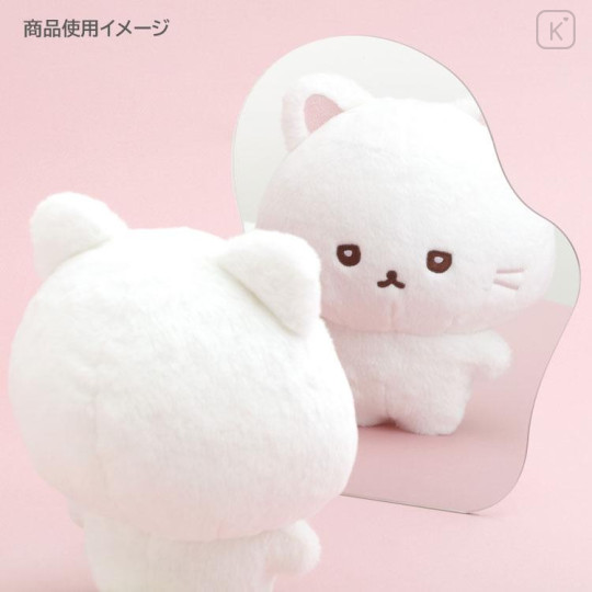 Japan San-X Plush Toy - Ishiyowa-chan : Introducing Kouhai-chan White Cat - 4