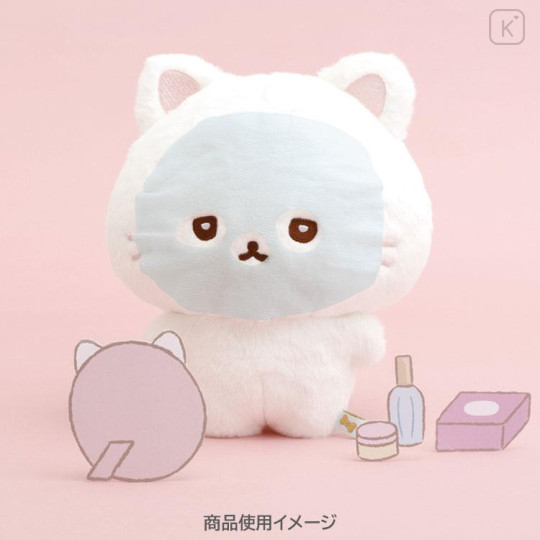 Japan San-X Plush Toy - Ishiyowa-chan : Introducing Kouhai-chan White Cat - 5