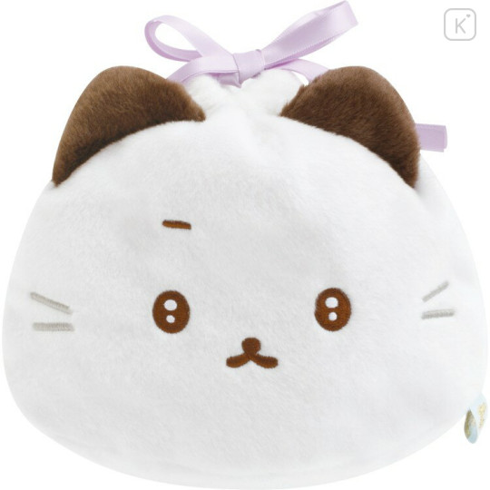 Japan San-X Plush Drawstring Bag - Ishiyowa-chan : Introducing Kouhai-chan Ishitsuyo-chan - 1
