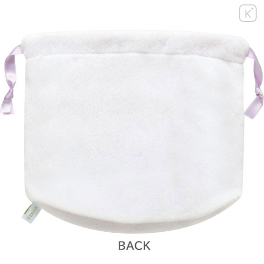 Japan San-X Plush Drawstring Bag - Ishiyowa-chan : Introducing Kouhai-chan Ishitsuyo-chan - 3