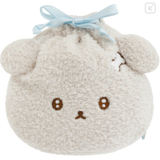 Japan San-X Plush Drawstring Bag - Ishiyowa-chan : Introducing Kouhai-chan - 1