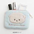 Japan San-X Pouch & Tissue Case - Ishiyowa-chan : Introducing Kouhai-chan Light Blue - 4