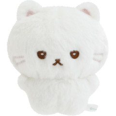 Japan San-X Tenori Plush (SS) - Ishiyowachan : Introducing Kouhai-chan White Cat