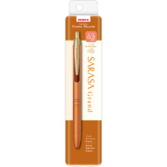 Japan Zebra Sarasa Grand Gel Pen - 0.3mm Camel Yellow