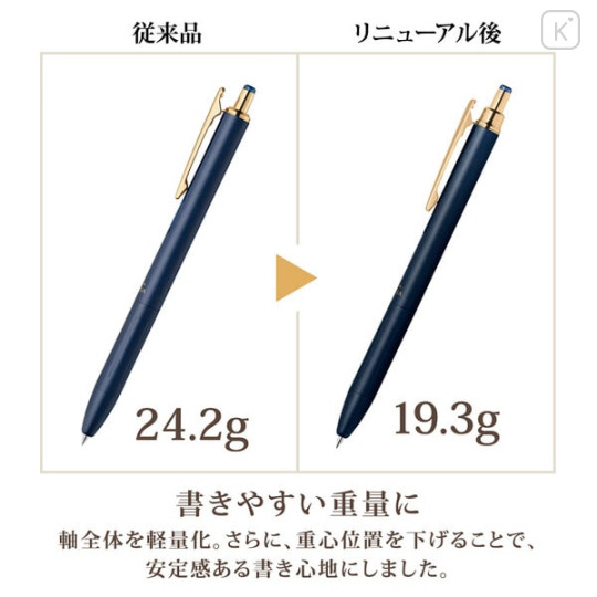 Japan Zebra Sarasa Grand Gel Pen - 0.5mm Dark Gray - 4