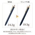 Japan Zebra Sarasa Grand Gel Pen - 0.5mm Cassis Black - 4
