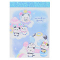 Japan Kamio Mini Notepad - Mochimochi Panda : Mochipan Town - 1