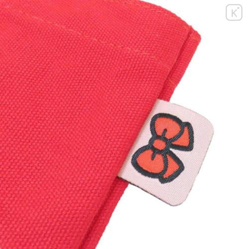 Japan Sanrio Mini Tote Bag - Hello Kitty & Tiny Chum : Bear Red - 4