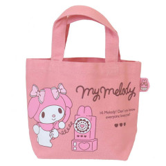 Japan Disney Mini Tote Bag - My Melody : Everyone Loves You Pink
