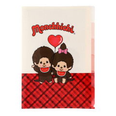 Japan Monchhichi 5 Pockets A4 Index Holder - Heart Balloon