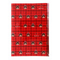 Japan Monchhichi 5 Pockets A4 Index Holder - Red Gingham - 1