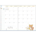 Japan San-X B6 Monthly Schedule Book - Rilakkuma : Always Together 2026 - 6