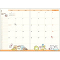 Japan San-X B6 Monthly Schedule Book - Sumikko Gurashi : Relaxing Window Seat 2026 - 6