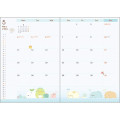Japan San-X B6 Monthly Schedule Book - Sumikko Gurashi : Relax 2026 - 4