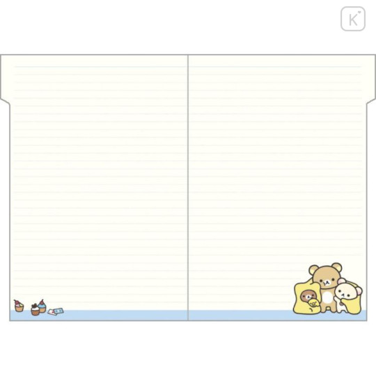 Japan San-X A5 Monthly Schedule Book - Rilakkuma : Basic Rilakkuma Flower Light Yellow 2026 - 5