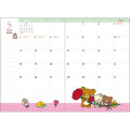 Japan San-X A6 Planner Monthly Schedule Book - Rilakkuma : Year Of Horse 2026 - 2