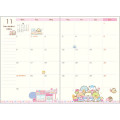 Japan San-X A6 Planner Monthly Schedule Book - Sumikko Gurashi : Silhouette Star Night 2026 - 2