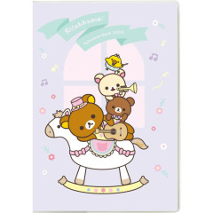 Japan San-X B6 Weekly Schedule Book - Rilakkuma : Rocking Horse Purple 2026
