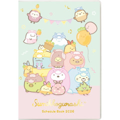 Japan San-X B6 Weekly Schedule Book - Sumikko Gurashi : Year Of Horse 2026