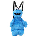 Japan Sesame Street Plush Backpack - Cookie Monster - 1