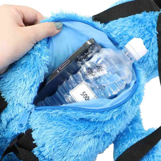 Japan Sesame Street Plush Backpack - Cookie Monster - 3