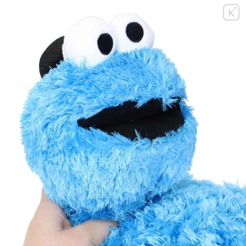 Japan Sesame Street Plush Backpack - Cookie Monster - 4