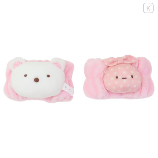 Japan San-X Wristband Set - Sumikko Gurashi : Shirokuma & Furoshiki 3D - 1
