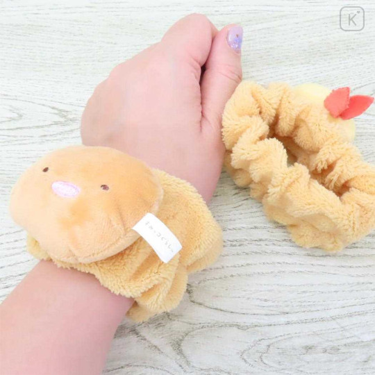 Japan San-X Wristband Set - Sumikko Gurashi : Tonkatsu Fried Pork & Ebifurai no Shippo Fried Shrimp Tail 3D - 2