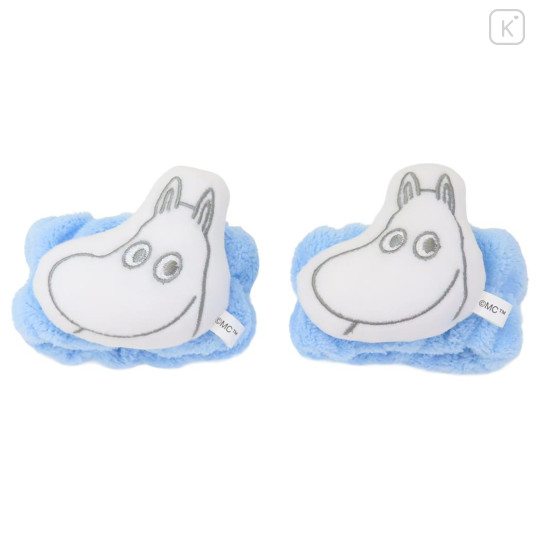 Japan Moomin Wristband Set - Moomintroll : Blue 3D - 1