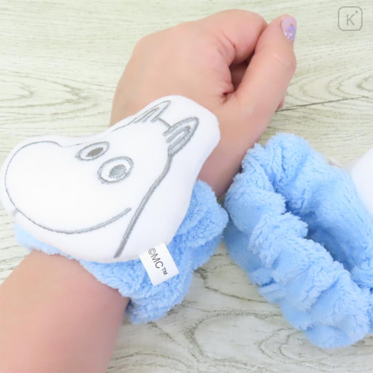 Japan Moomin Wristband Set - Moomintroll : Blue 3D - 2