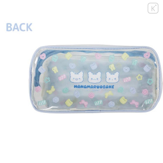 Japan Sanrio Sequins Shaka Shaka Pen Pouch Pencil Case - Hanamaruobake : Sweet Reward Blue - 2