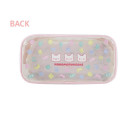 Japan Sanrio Sequins Shaka Shaka Pen Pouch Pencil Case - Hanamaruobake : Sweet Reward Pink - 2