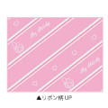 Japan Sanrio Boston Bag Pen Case - My Melody : Gogo Gal Collection Navy Pink Ribbon - 2