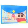 Japan Crayon Shin-chan Sticky Notes With Case - Shinnosuke Nohara : Blue - 1