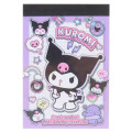 Japan Sanrio Mini Notepad - Kuromi : Exciting Music - 1