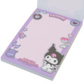 Japan Sanrio Mini Notepad - Kuromi : Exciting Music - 2