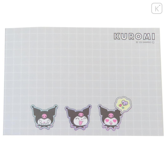 Japan Sanrio Mini Notepad - Kuromi : Exciting Music - 3