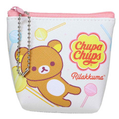 Japan San-X Triangular Mini Pouch - Rilakkuma : Chupa Chups