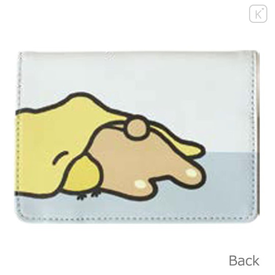 Japan San-X Passport Cover Card Holder - Kiiroitori & Rilakkuma : Light Grey - 2
